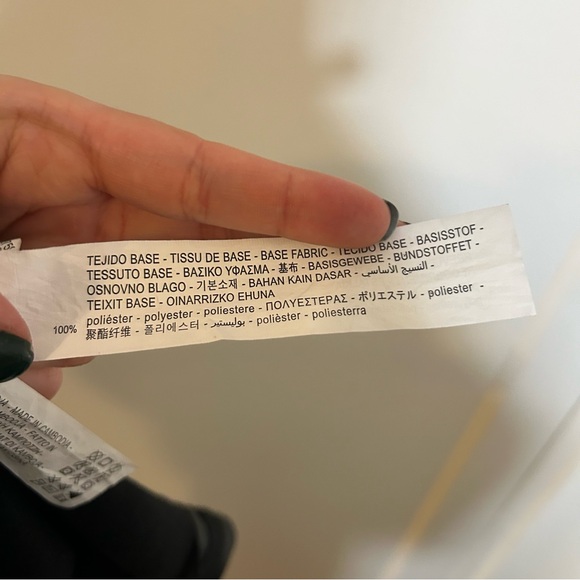 Zara Trafaluc Legging Collection Black Ankle Zip Faux Leather Pants - Picture 7 of 8